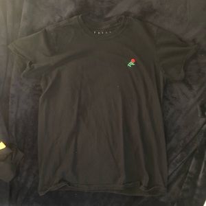 back tee with rose